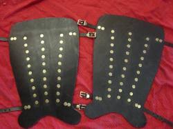 Splinted Greaves
